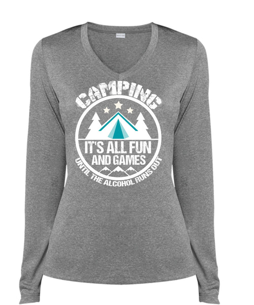Camping It's All Fun And Games T Shirt, I Love Gaming T Shirt