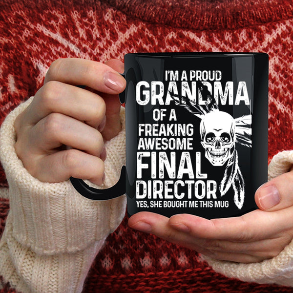 I'm A Proud Grandma Of A Final Director Coffee Mug, Cute Grandmas Coffee Cup
