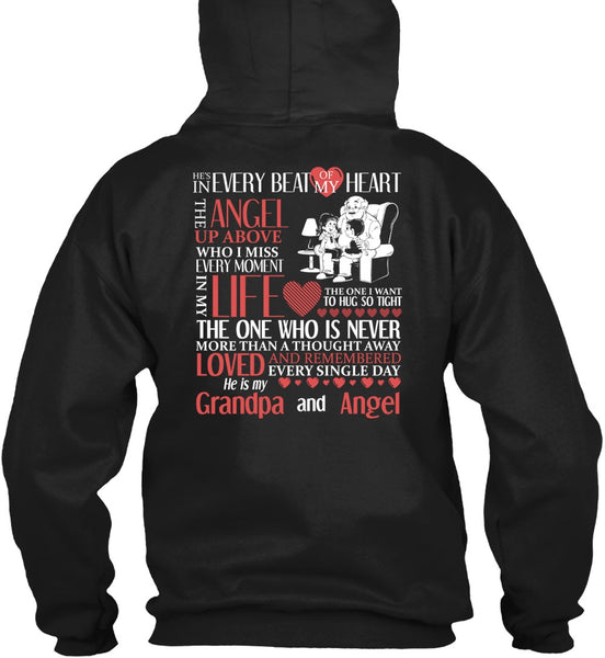 Grandpa And Angel T Shirt, Beat Of My Heart T Shirt