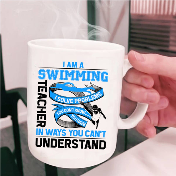Awesome Swimming Teacher Coffee Mug, I Am A Swimming Teacher Cup
