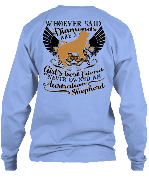 Diamonds Are A Girl's Best Friend T Shirt, I Love My Dog T Shirt