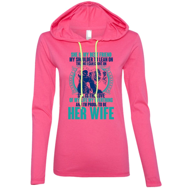 I'm Proud To Be Her Wife T Shirt, I Love Wife T Shirt, Awesome T-Shirts