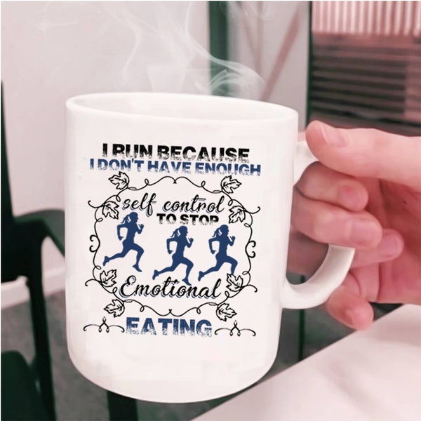 Awesome Gift For Runners Coffee Mug, I Run Cup