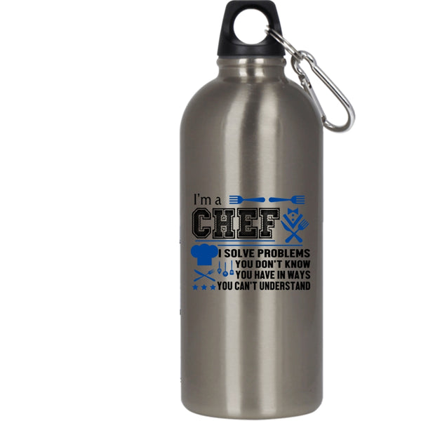I'm A Chef 20 oz Stainless Steel Bottle,Cool Gift For Kitchener Outdoor Sports Water Bottle