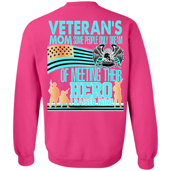 I Love Veteran T Shirt, Veteran's Mom Sweatshirt