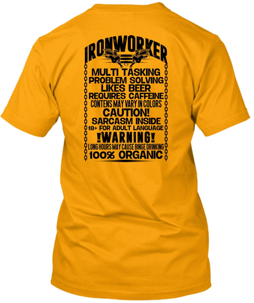 Ironworker Multitasking T Shirt, I Love Ironworker T Shirt