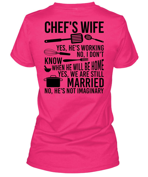 Chef's Wife T Shirt, I Love Wife T Shirt