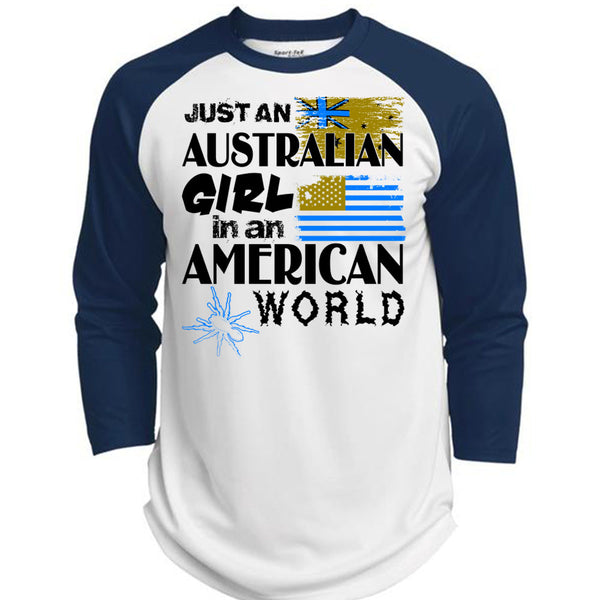 Just An Australian Girl In An American World T Shirt, Wait For Halloween T Shirt, Awesome T-Shirts  (Polyester Game Baseball Jersey)