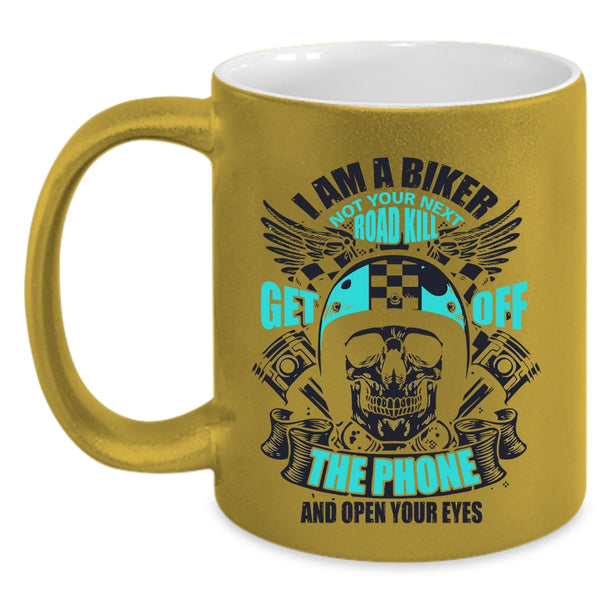 Best Gift For Bikers Coffee Mug, I Am A Biker Accent Mug