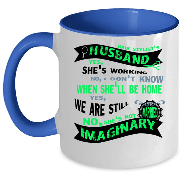 Hair Stylist's Husband Cup, Cool Just Married Mug