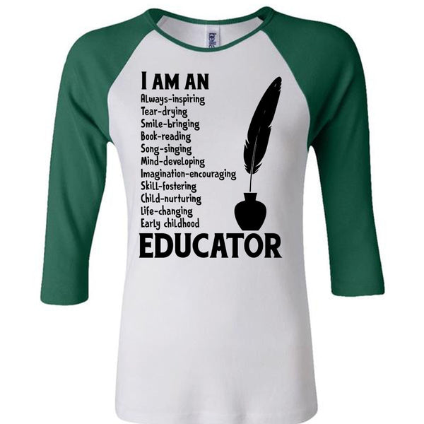 I Am An Educator T Shirt, I Love Teacher T Shirt, Career T Shirt