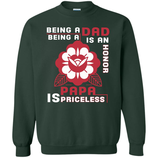 Being A Papa Is Priceless T Shirt, Coolest Papa Sweatshirt