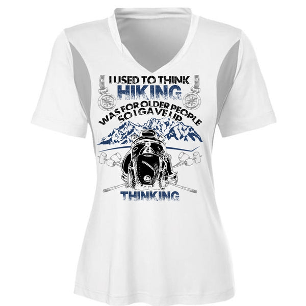 I Used To Think Hiking T Shirt, I Love Hiking T Shirt, Awesome T-Shirts