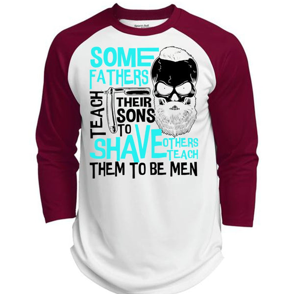 Some Father Teach Their Sons T Shirt, I Love Papa T Shirt, Awesome T-Shirts  (Polyester Game Baseball Jersey)