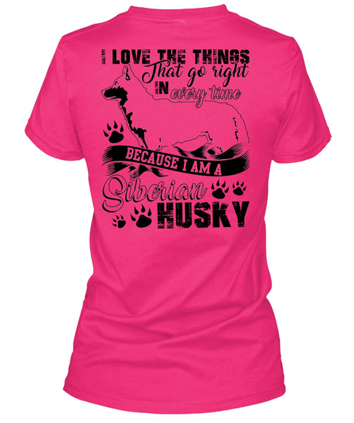I Am A Siberian Husky T Shirt, I Love Dog T Shirt