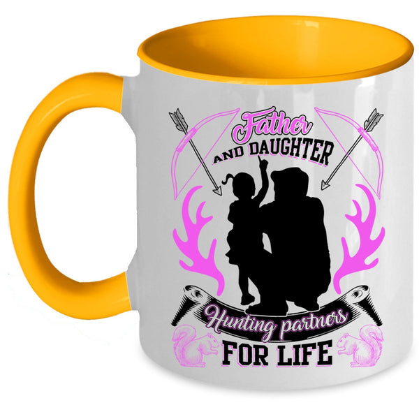 Hunting Partners For Life Coffee Mug, Father And Daughter Accent Mug