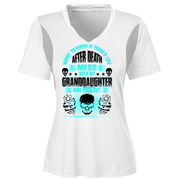 Mess With My Granddaughter T Shirt, I Love Grandkids T Shirt, Awesome T-Shirts