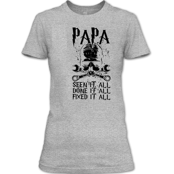 Papa Seen It All T Shirt, Coolest Papa Ever T Shirt