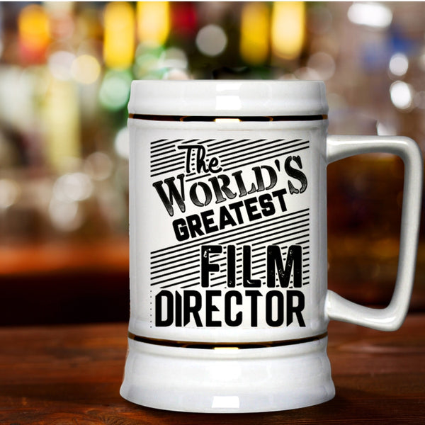 Awesome Film Director Beer Stein 22oz, The World's Greatest Film Director Beer Mug