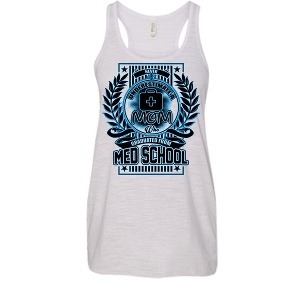 Neve Underestimate A Mom T Shirt, Gift For Mom Tank Top