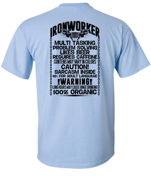 Ironworker Multitasking T Shirt, I Love Ironworker T Shirt