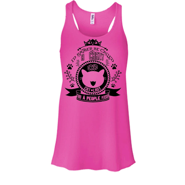 I'd Rather Be Called A Crazy Cat Lady Shirt, Cool Cat Shirt