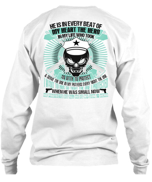 He Is My Son T Shirt, I Love Police T Shirt