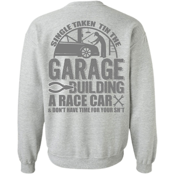 I Love Mechanic T Shirt, Garage Building A Race Car Sweatshirt