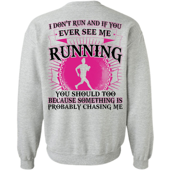 I Love Running T Shirt, See Me Running Sweatshirt