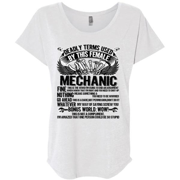 This Female Mechanic T Shirt, I Love Mechanic T Shirt, Awesome T-Shirts