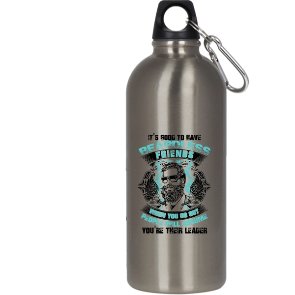 It's Good To Have Beardless Friends 20 oz Stainless Steel Bottle,Cool Friends Outdoor Sports Water Bottle
