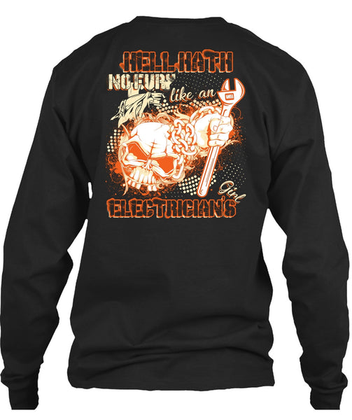 Like An Electrician's Girl T Shirt, Being An Electrician T Shirt