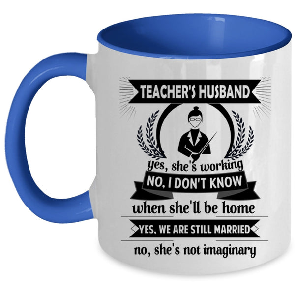 Teacher's Husband Mug, Gift For Wedding Cup