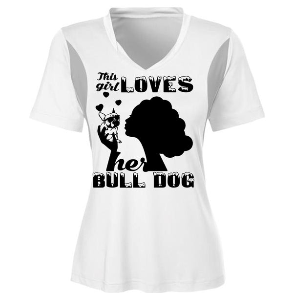This Girl Loves Her Bulldog T Shirt, I Love Dog T Shirt, My Favorite T Shirt