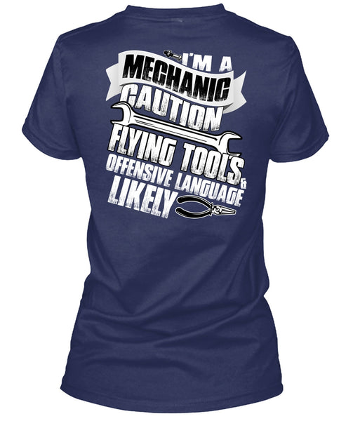 I'm A Mechanic T Shirt, Flying Tools T Shirt