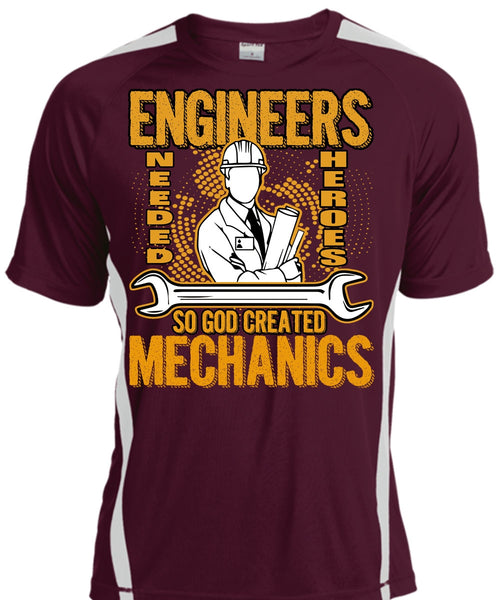 God Created Mechanics T Shirt, I Love Mechanic T Shirt, Cool Shirt