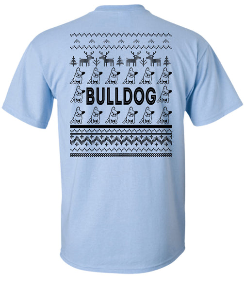 I Love Bulldog T Shirt, Merry Christmas T Shirt