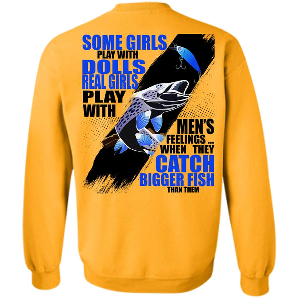 I Love Fishing T Shirt, They Catch Bigger Fish Sweatshirt