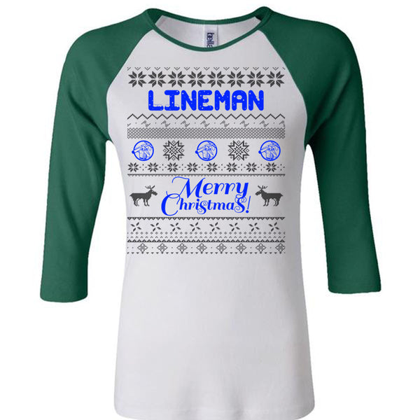 Lineman Merry Christmas T Shirt, I Love Lineman T Shirt, Awesome T-Shirts