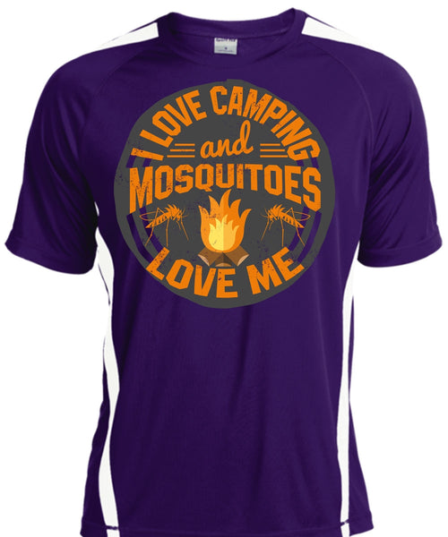 I Love Camping And Mosquitoes Love Me T Shirt, Being A Camper T Shirt, Cool Shirt