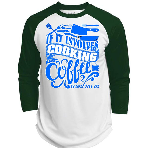 If It Involves Cooking T Shirt, I Love Chef T Shirt, Awesome T-Shirts  (Polyester Game Baseball Jersey)