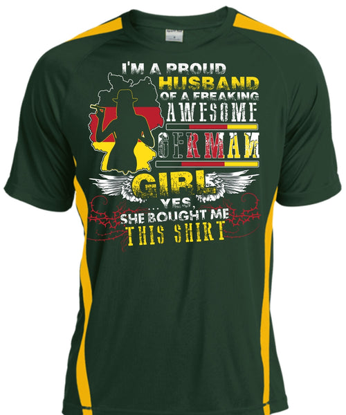 I'm A Proud Husband T Shirt, German Girl T Shirt, Cool Shirt