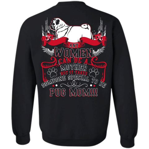 A black t-shirt with the shopify logo