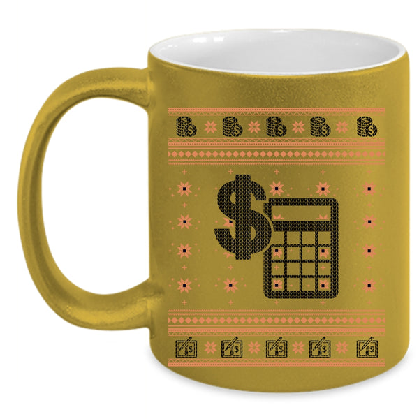 Cool Christmas Gift For Accountant Coffee Mug, Accountant Accent Mug