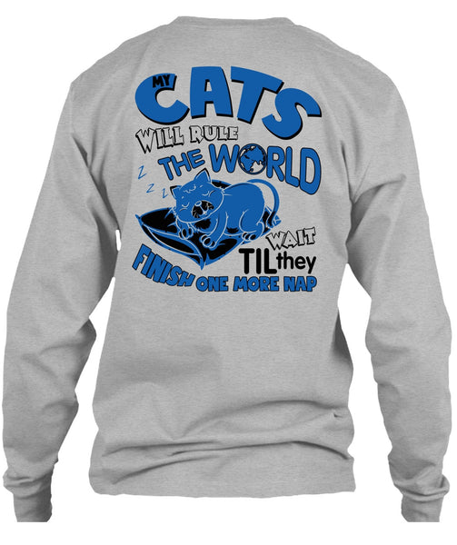Cat's Will Rule The World T Shirt, I Love My Cat T Shirt