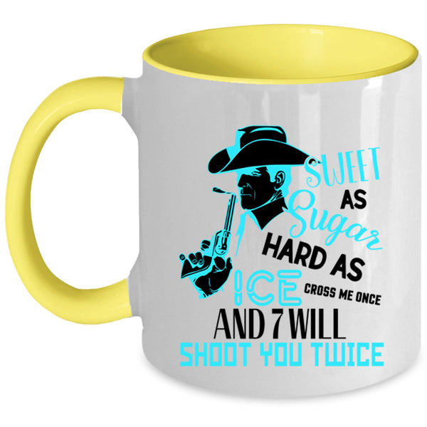 Hard As Ice Coffee Mug, Sweet As Sugar Accent Mug
