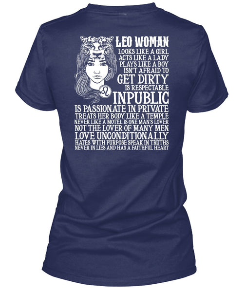 Leo Woman T Shirt, Being A Leo T Shirt