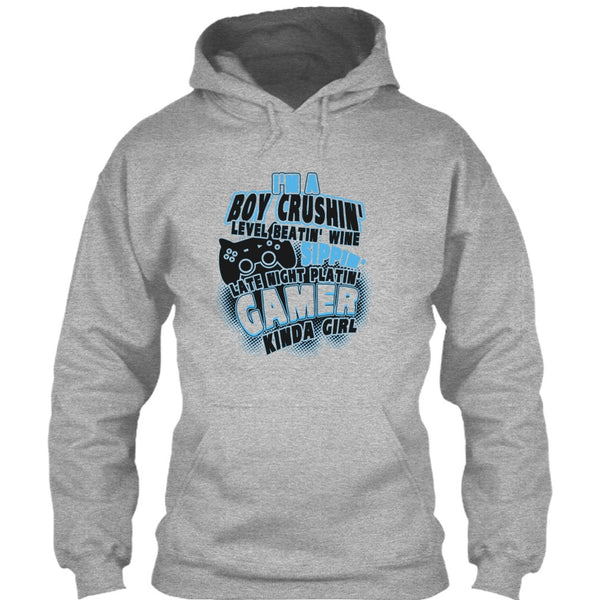 I'm A Boy Crushin' T Shirt, Coolest Gaming Girl T Shirt