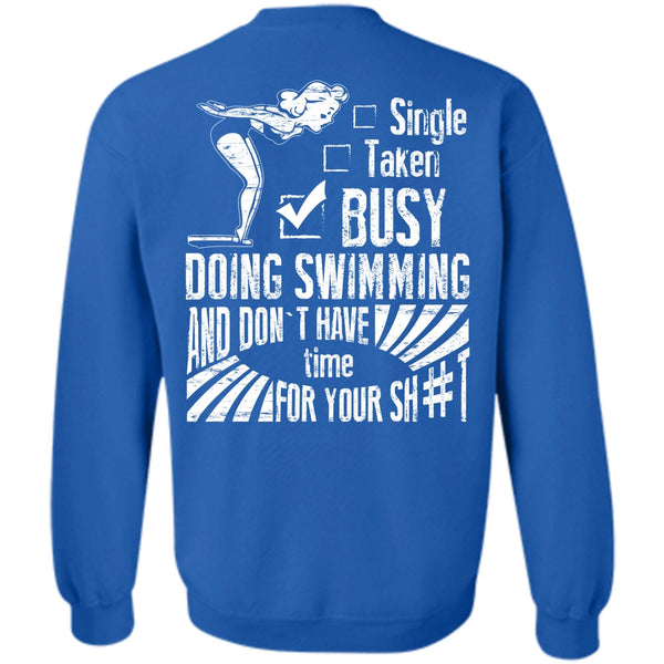 Being A Swimmer T Shirt, I Love Swimmer Sweatshirt