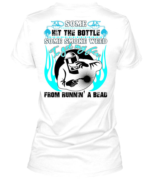 I Get My Fix T Shirt, I Love Welding T Shirt